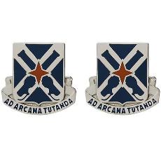305th Military Intelligence Battalion Unit Crest (Ad Arcana Tutanda)
